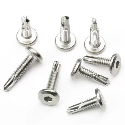 Hex Head Self Drilling Metal Screws MOQ Bulk Pack Durable Corrosion Resistant Fasteners for Metal Construction Applications