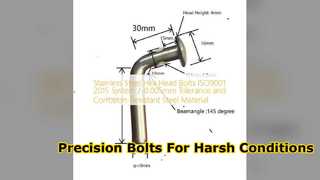 Corrosion-Resistant Steel Bolts 005mm Tolerance